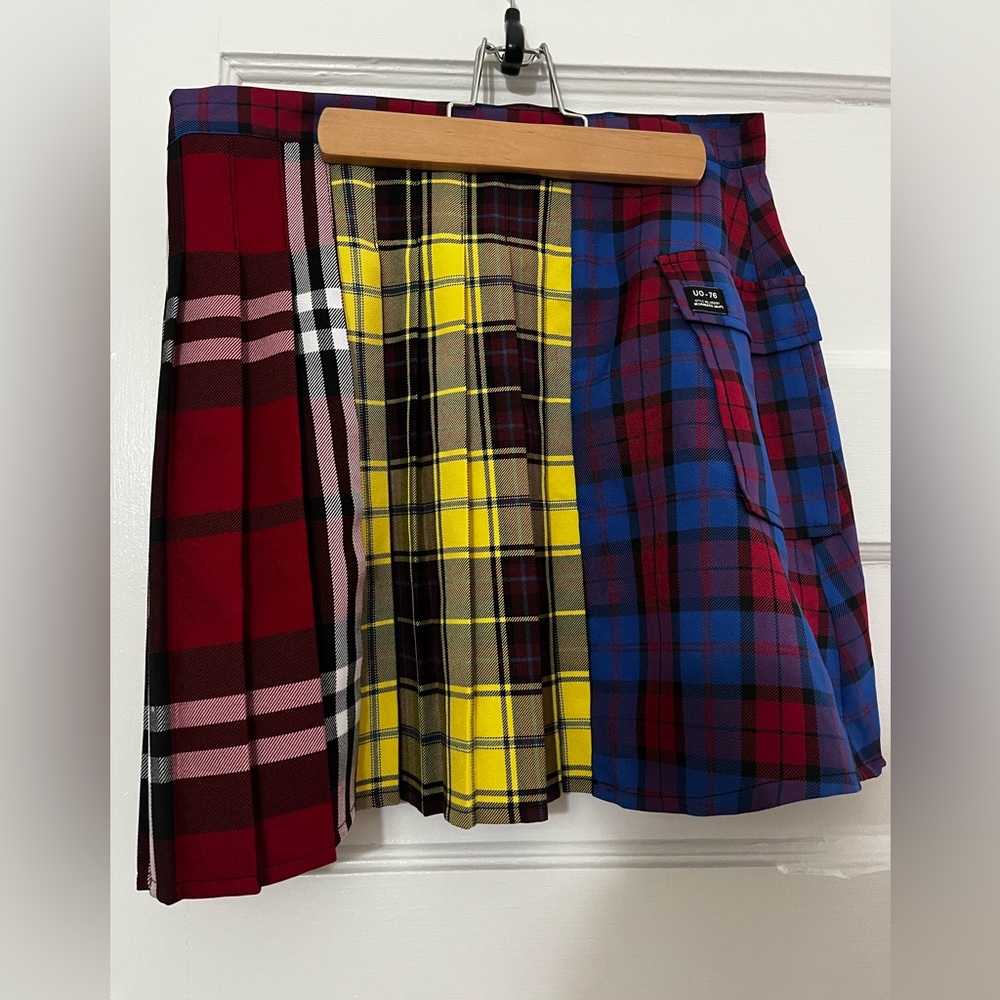 NWT Urban Outfitters color block mini skirt 🌈